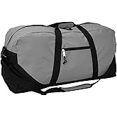DALIX 25" Big Adventure Large Gym Sports Duffle Bag (Black Grey Navy Blue Red Camo)
