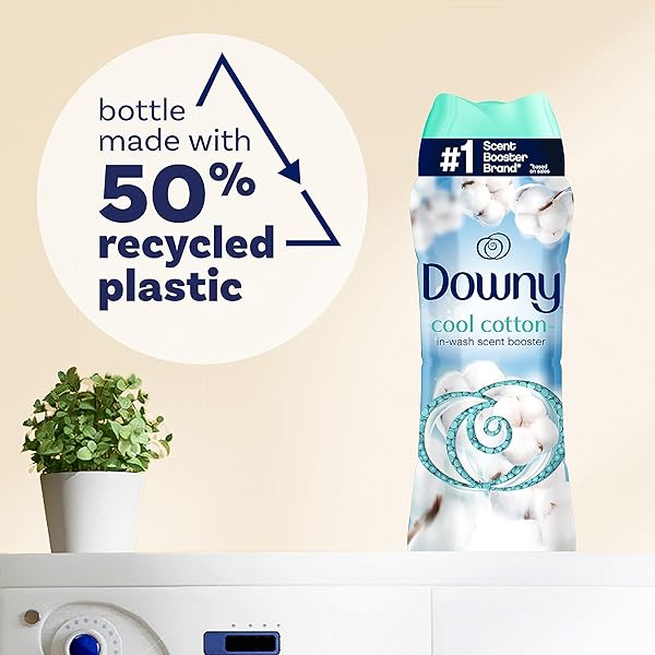 DOWNY IN-WASH LAUNDRY SCENT BOOSTER BEADS, COOL COTTON, 24 OZ