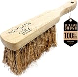 Newman and Cole Natural Wooden Hand Brush Coco Soft Hard Bristle