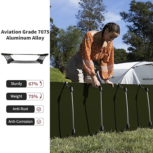 Sutekus Portable Camping Cot, Ultralight & Easy to Martinique Sutekus Portable Camping Cot, Ultralight & Easy to Martinique