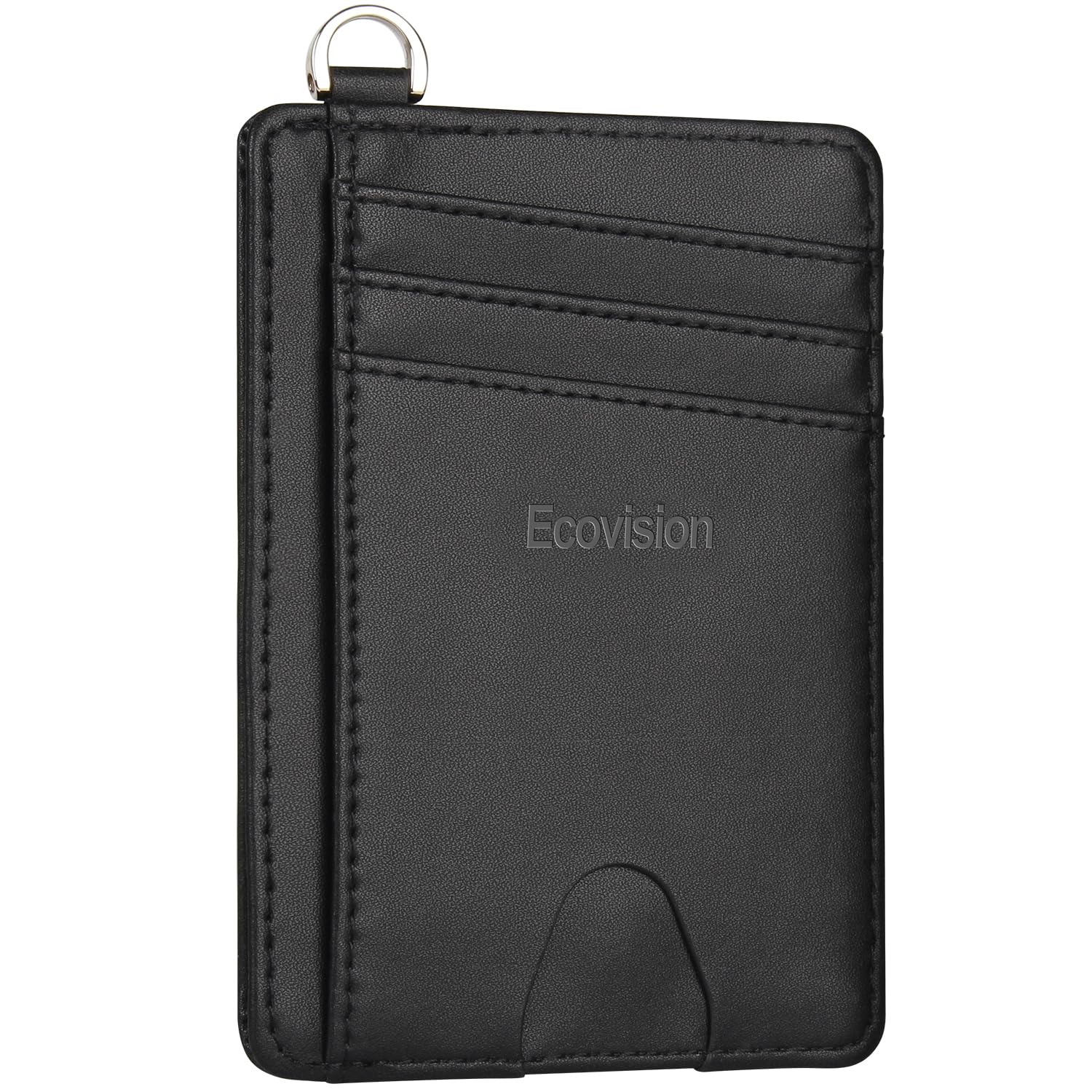 Photo 1 of ****CORRECT ITEM*****EcoVision Slim Minimalist Front Pocket Wallet, RFID Blocking Credit Card Holder Wallet with Detachable D-Shackle for Men Women