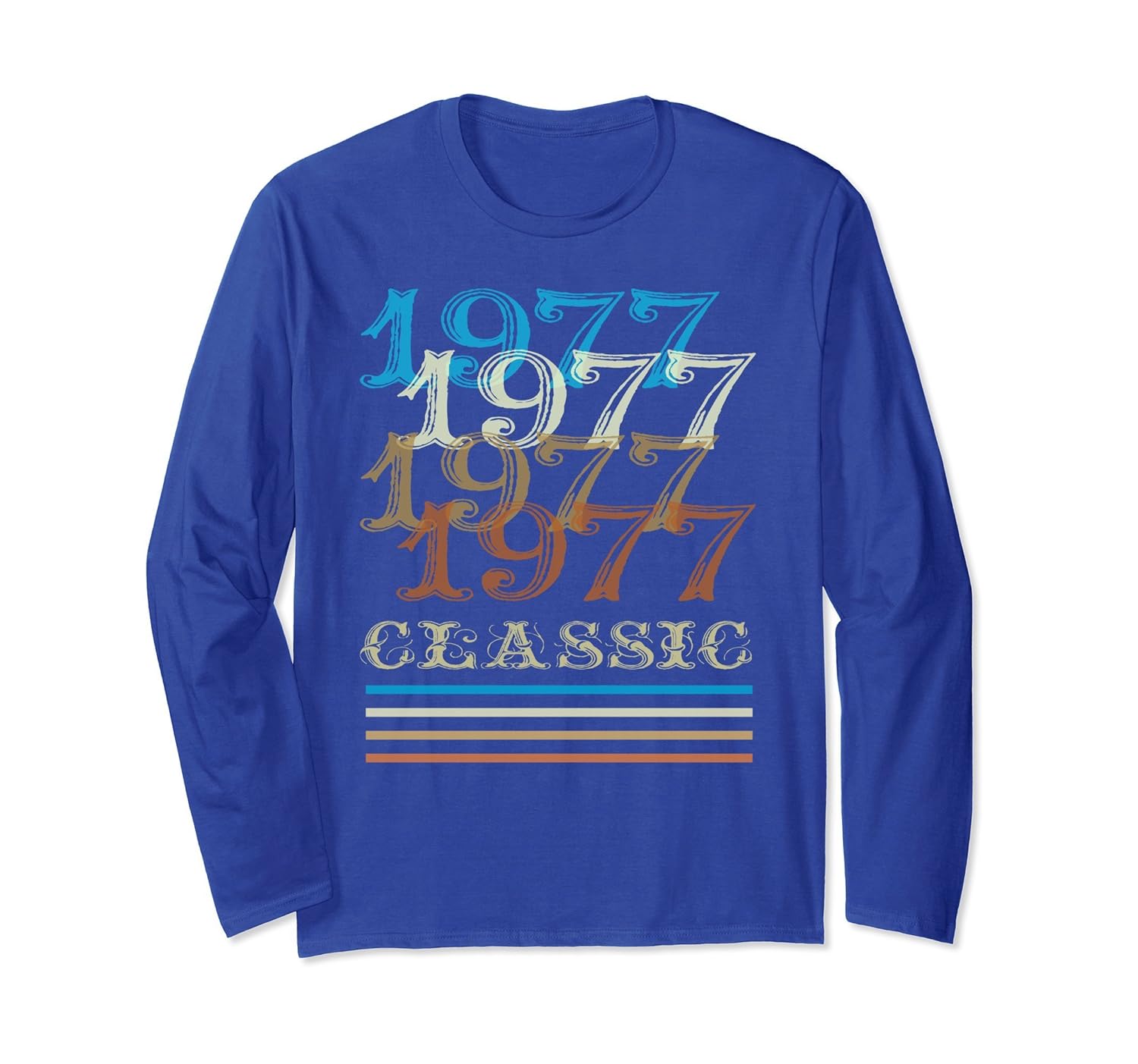 1977 Long Sleeve Classic Vintage Retro 41st Birthday Gifts-anz