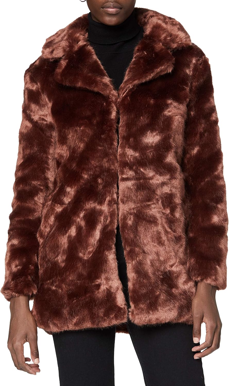 Ivy Revel DE Women's Faux Fur Jacket Amazon.co.uk Clothing