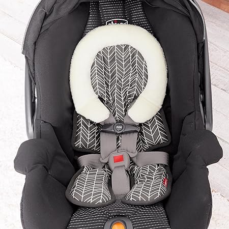 skip hop stroll and go car seat cover grey feather