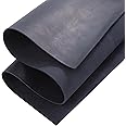 Shkira 12''X24'' Genuine Dark Blue Leather Sheets for Crafts - Square 2.0MM Thick Genuine - Thick Cowhide Pieces Square - Leather Sheet for Arts