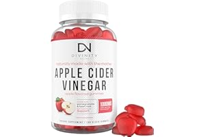DIVINITY NUTRA Apple Cider Vinegar Gummies for Weight Loss - Nutritional Supplement for Detox, Cleanse, and Immunity - Max Strength ACV Gummy Vitamins with The Mother - 100 Gummies (50 Day Supply)
