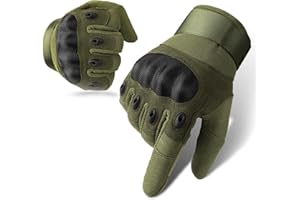 Cierto Motorcycle Gloves for Men and Women | Touch Screen Hard Knuckle Tactical Gloves | Riding Gloves | Dirt Bike Gloves | Breathable & Anti-Slip Airsoft Gloves