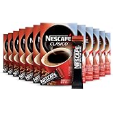 NESCAF&Eacute; Clasico Instant Coffee Sticks, 12 Boxes 84 Sticks | Single-serve instant coffee sticks; 12 boxes, 7 sticks each (84 total, 2 g per stick)