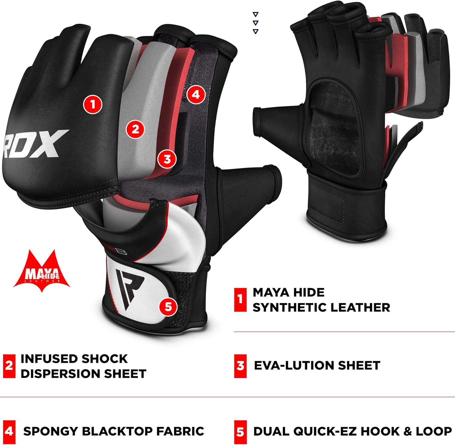 rdx mma gloves amazon