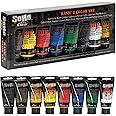 SoHo Urban Artist Heavy Body Acrylic Paint - Set of 8-75mL - Assorted - Thick, Rich Color, Excellent Coverage, Professional Quality - Artists Acrylic Paint