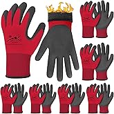 Joottuan Winter Work Gloves Thermal Insulated Work Gloves Freezer Gloves Waterproof Foam Latex Coated Gloves for Men Women