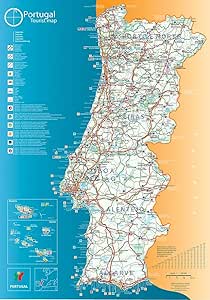 Portugal S Silver Coast Map Amazon.com: Gifts Delight Laminated 24X34 Poster: Physical Map - Maps Of  Portugal Detailed Map Of Portugal In English Tourist Map Of Portugal Road  Map Of: Posters & Prints