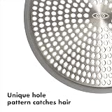 OXO Good Grips Shower Stall Drain Protector White/Black A view 5