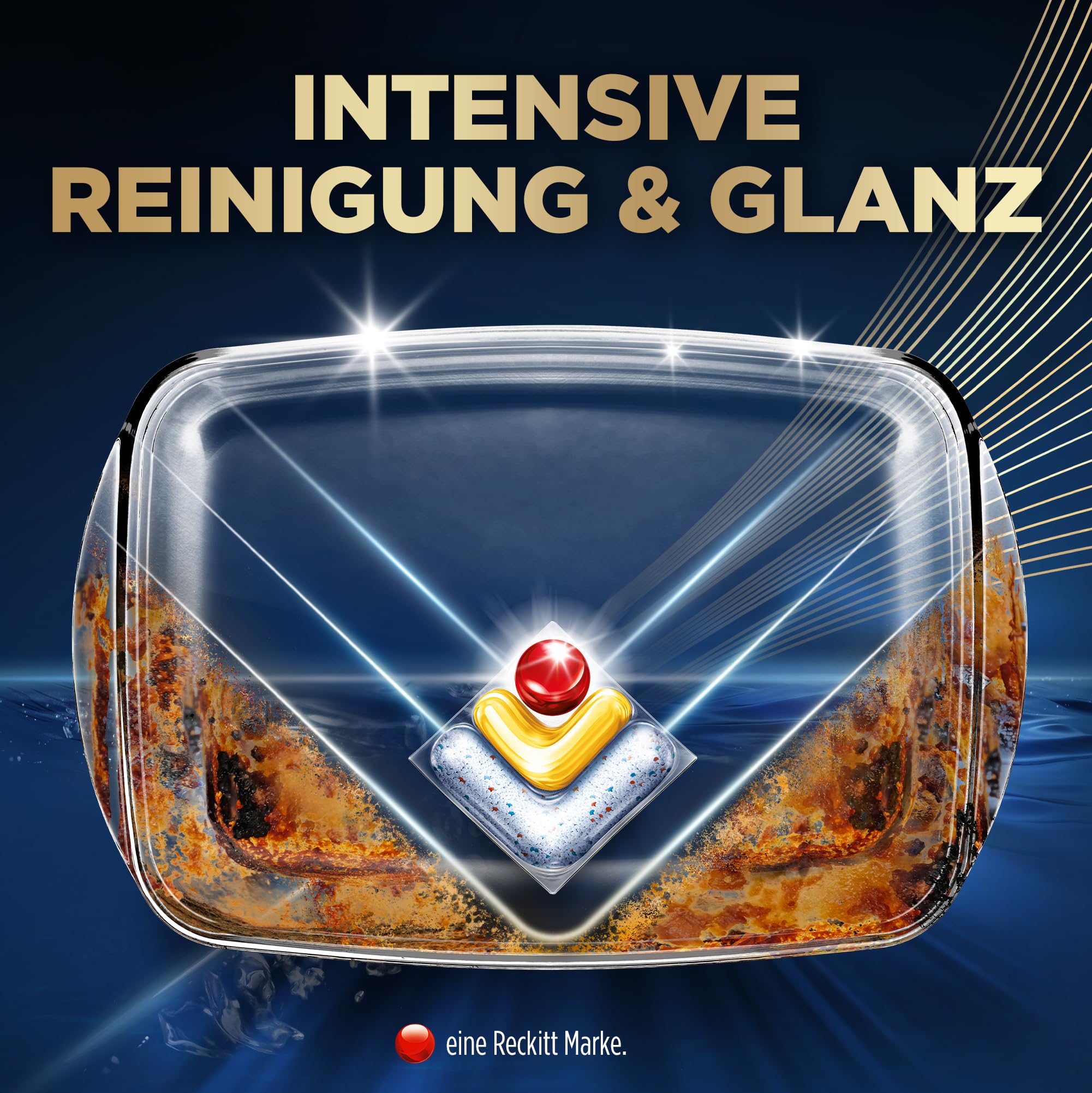 Finish Ultimate Plus Infinity Shine Citrus Spülmaschinentabs – Geschirrspültabs für intensive Reinigung, Fettlösekraft und Glanz mit Schutzschild – 105 Finish Caps 3