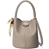 BOSTANTEN Small Crossbody Bags for Women Vegan Leather Mini Bucket Handbag Removable Shoulder Strap