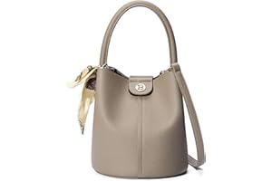 BOSTANTEN Small Crossbody Bags for Women Vegan Leather Mini Bucket Handbag Removable Shoulder Strap