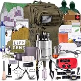 TacPreps Bug Out Bag Backpack Survival Kit, Prepper Emergency Survival Gear | 45L Army Backpack, 72 Hour Survival Kits Military Grade, Emergency Food, Water Filter, First Aid Kit, Shelter, Survival Tools
