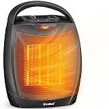 GiveBest Portable Electric Space Heater, 1500W/750W Ceramic Heater with Thermostat, Heat Up 200 Square Feet in Minutes, Safe and Quiet for Office Room Desk Indoor Use