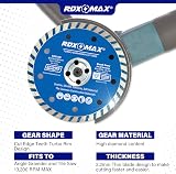 RDXMAX 115mm Diamond Cutting Discs 2 Pack 4.5 inch Turbo Thin 2.2mm view 5