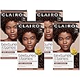 Clairol Textures & Tones Permanent Hair Dye, 3N Cocoa Brown Hair Color, Pack of 4