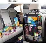 ACELIFE Car Organiser 2 Pack Back Seat Organizer with 10" Tablet Holder view 5