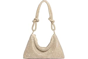 YUWITA Rhinestone Purse for Women Evening Bag Glitter Sparkly Mini Handbags
