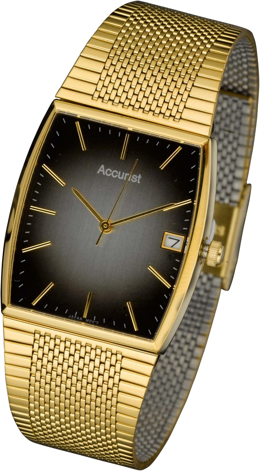 accurist gold plated watch