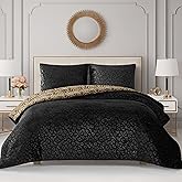 Juicy Couture Embossed Leopard with Royal Leopard Reversible Queen/Full Comforter Set - 3 Piece Stylish Bedding Ensemble