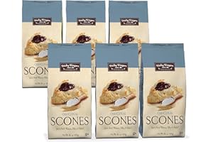 English Scone Mix, Original Flavor by Sticky Fingers Bakeries – Easy to Make English Scones Fresh Baked, Makes 12 Scones (6pk)