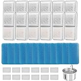 (12 Pack) Cat Water Fountain Filters Replacement Compatible with oneisall Cat Water Fountain, Cat Fountain Filters for 67oz/2L Stainless Steel Cat Fountain