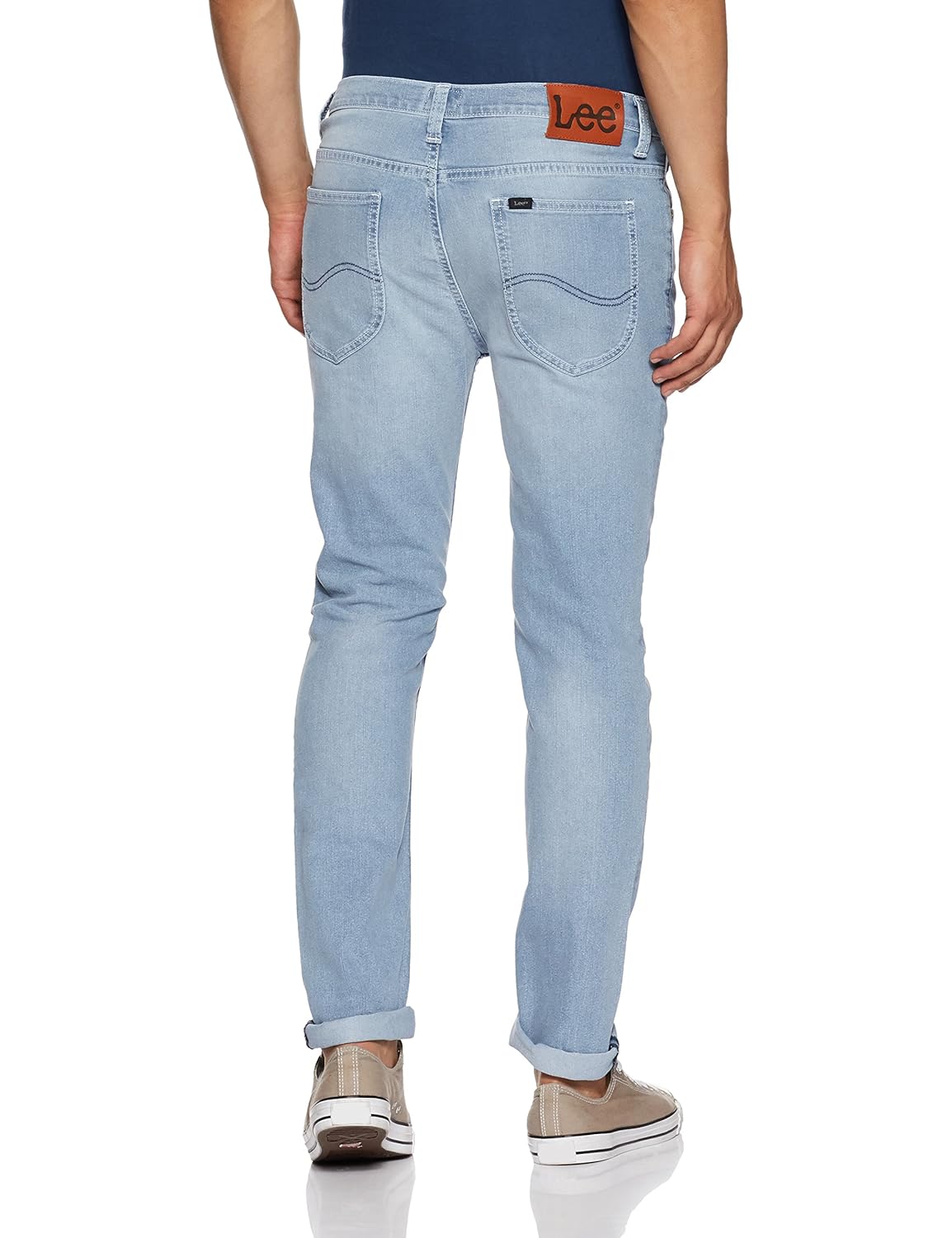 lee men's bruce skinny fit jeans