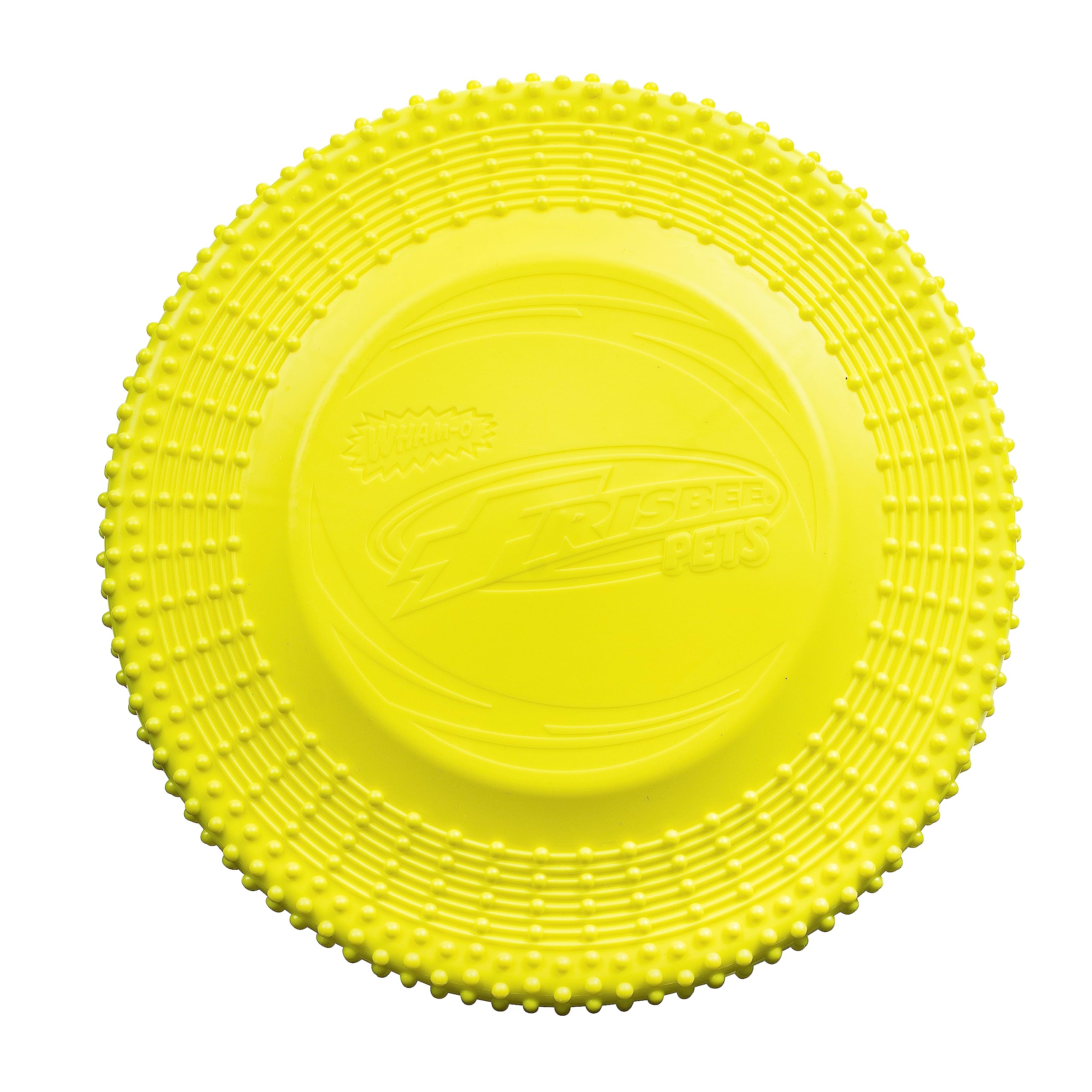 Jazwares Wham-O Pets Frisbee Gripsbee - The Original Fetch Flyer - Jumbo Frisbee - Flying, Floatable Disc Dog Toy