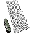 REDCAMP Closed Cell Foam Camping Sleeping Pad, 22/27" Wide Lightweight Folding Camping Pad for Hiking Backpacking, 72"x22"x0.75", Blue/Grey/Green/Khaki/Brown