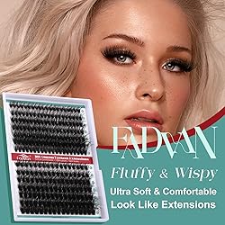 FADVAN Thick Lash Clusters 60D+80D 3D Fluffy