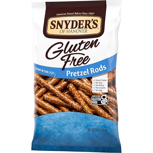 SNYDER’S OF HANOVER, GLUTEN FREE PRETZELS, 8 OZ