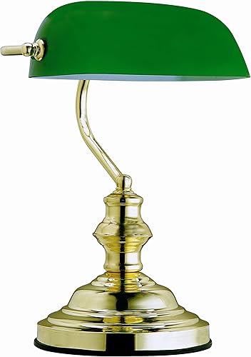 vintage green table lamp