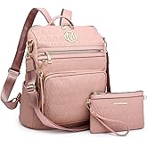 MKP COLLECTION Women Fashion Backpack Purse Convertible Large Rucksack Versatile Travel Shoulder Bags Handbag Set with Tassel