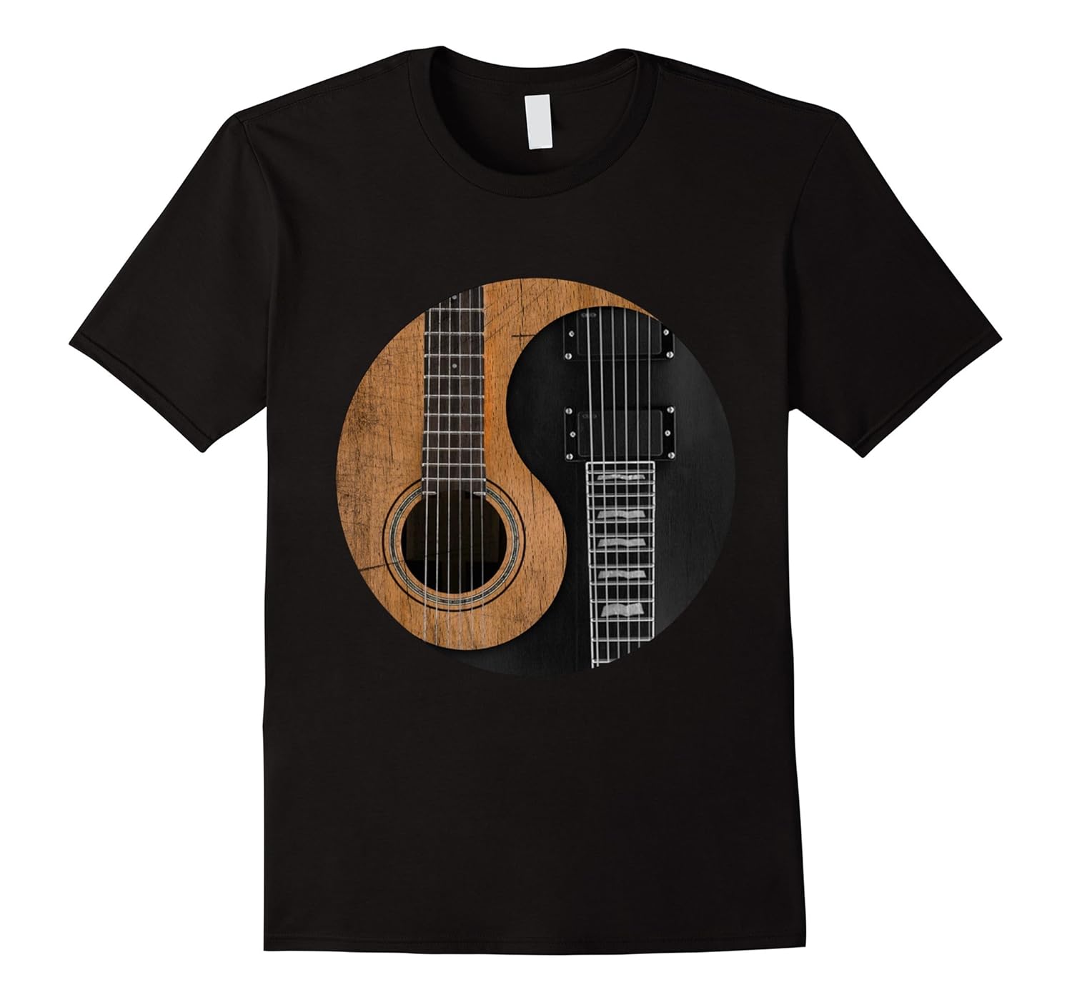 Guitar Yin Yang shirt guitar t shirt playable for men womenCL Colamaga