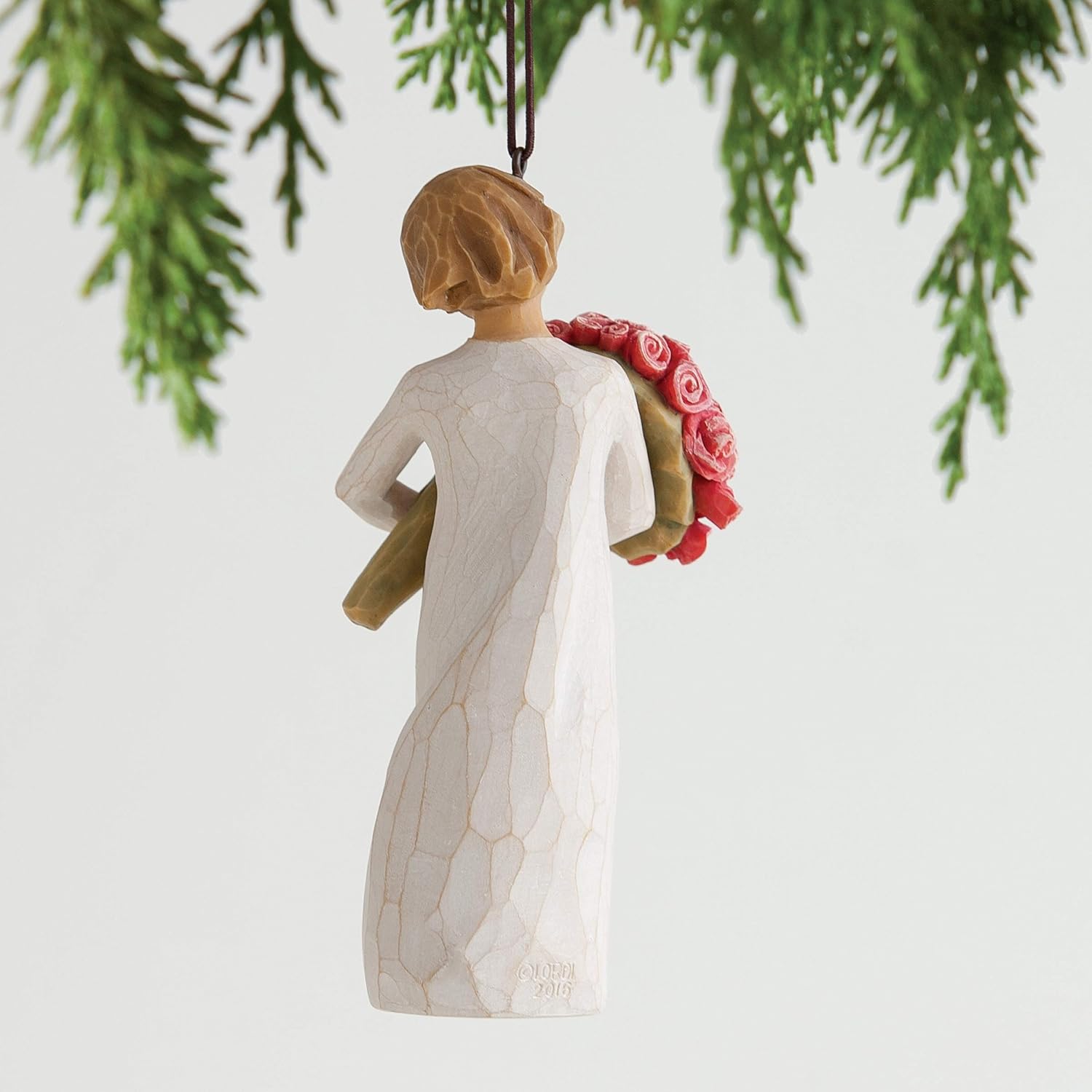 Willow Tree Abundance Hanging Ornament, Stone, Multi-Colour, 5.5 x 5.5 x 11 cm - Image 4