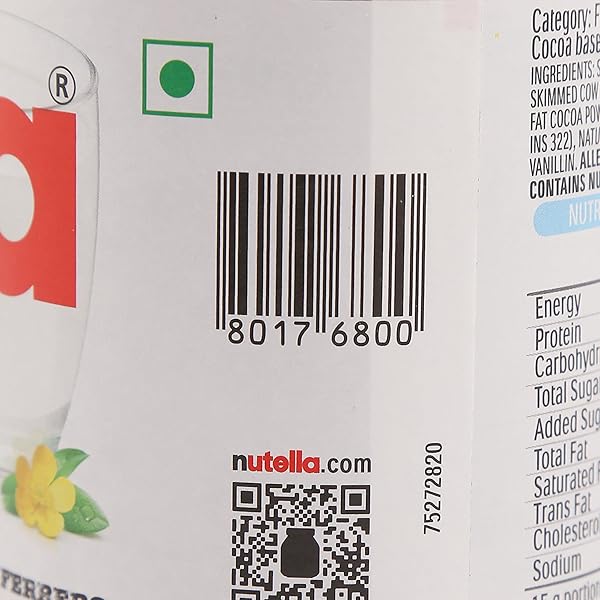 NUTELLA HAZELNUT SPREAD WITH COCOA FOR BREAKFAST, 26.5 OZ JAR