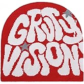 Supaico Men Women Y2K Beanies Gothic Graphic Knitted Hat Winter Warm Beanies Casual Outdoor Skull Cap