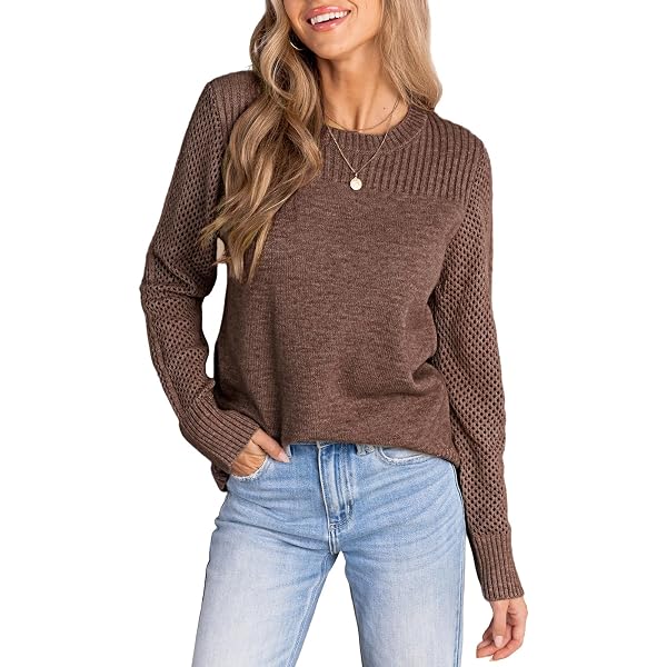 Steve Madden Women's Kiana Relaxed Fit Wool Blend Sweater - Crew Neck With Pompom Shoulder Detail - View #10