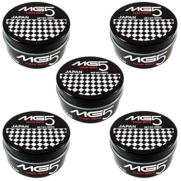 MG5 Japan Hair Wax for Hair Styling (100 Gram) - Pack of 5 Hair Wax (500 g)