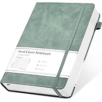 Biuwory Caderno pautado para mulheres e homens, 256 páginas ...