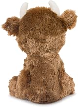 Petface Farmyard Buddies Hetty Highland Cow Plush Dog Toy Pack of 5 view 4