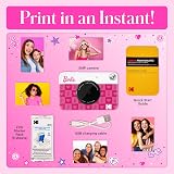 KODAK Barbie Printomatic 5MP Instant Camera ZINK 2x3 Paper Pink view 3