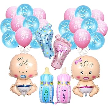 baby shower latex balloons