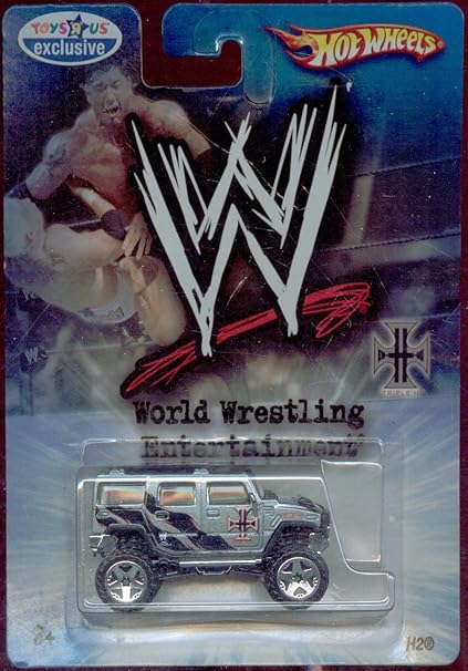 Amazon Com Hot Wheels Wwe 1 64 Scale Die Cast Silver Black Hummer Triple H H2 Toys R Us Exclusive Toys Games