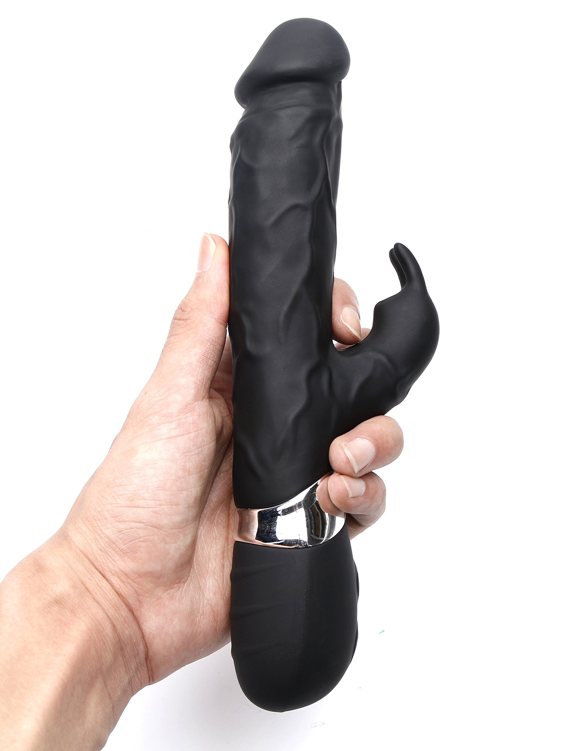 Badboy Black Vibrator Silicone Realistic Dildo Vibratory Massage Rechargeable Rabbit Vibrateur for Women Clitorial Stimulation Adult Toys