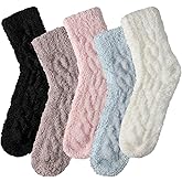 Pleneal Fuzzy Socks for Women - Soft Fluffy Slipper Socks Women, Winter Warm Plush Sleeping Sock